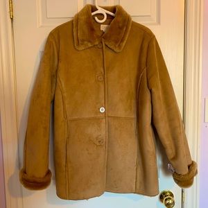 Beautiful Suede Tan Cleo Coat